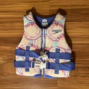 Speedo Youth Pink and Purple Life Vest
